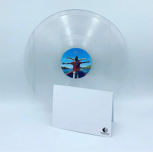 Custom vinyl record personalized note